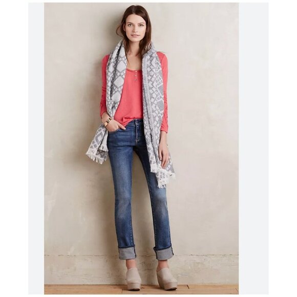 Pilcro And The Letterpress Parallel Selvage Jeans Womens 30 Denim Mid Rise Skinn - Picture 1 of 5